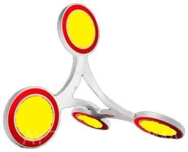 Three-Arm Swinger Steel Target